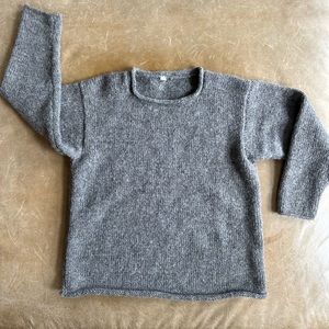 Vintage Cozy Wool Fisherman Sweater